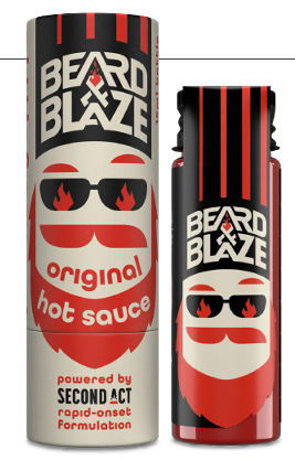 Photograph of product: Beard & Blaze Hot Sauce [10mg]