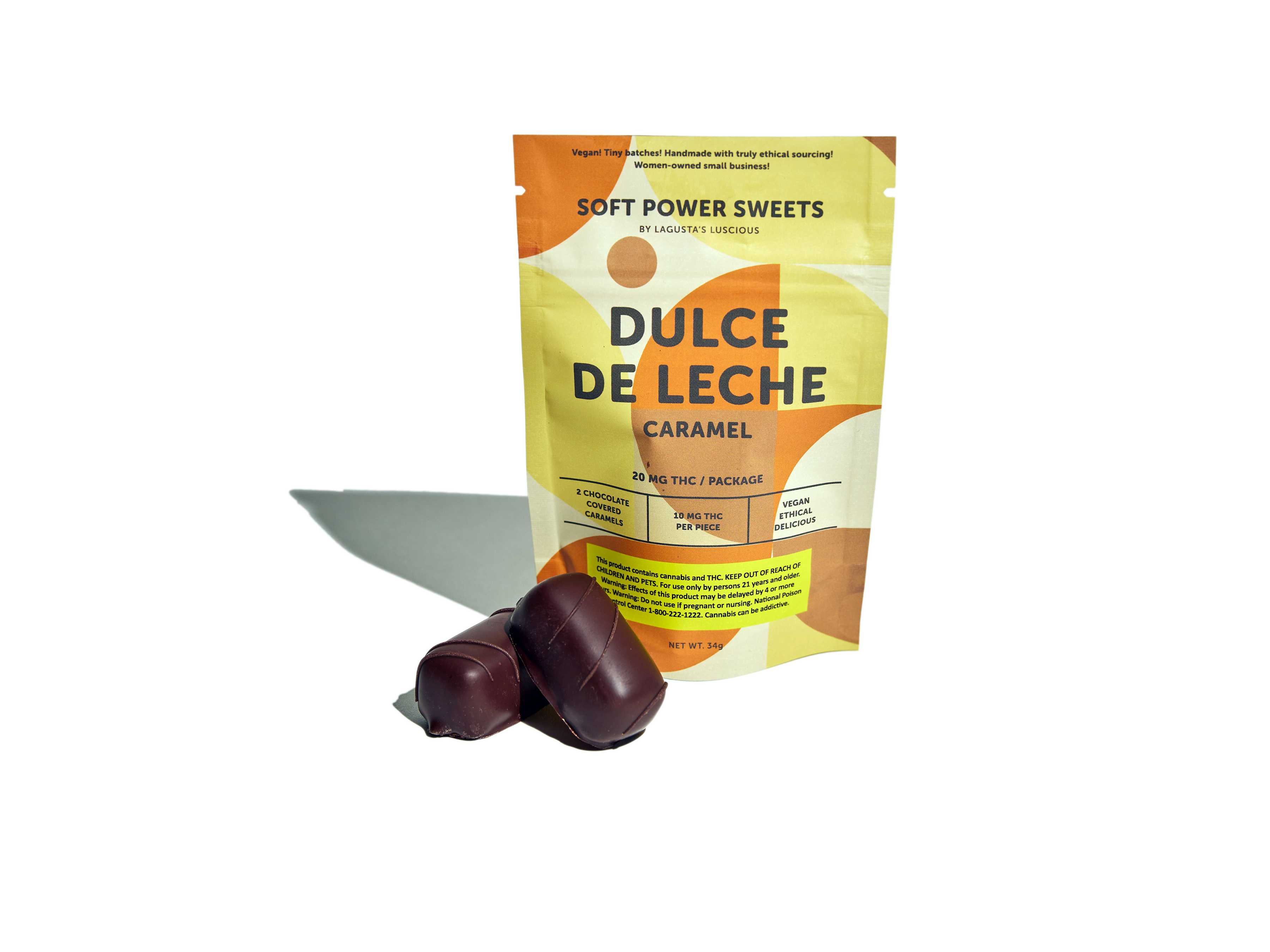 Photograph of Product: Dulce de Leche chocolate covered caramel 20mg/unit