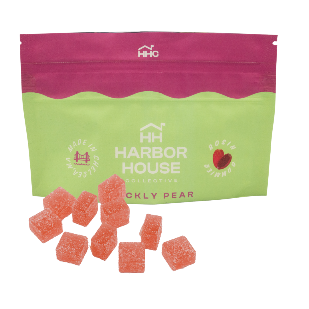 Photograph of product: 100mg Rosin Gummies | Prickly Pear | Rip Tide