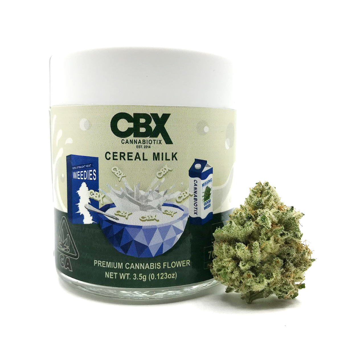Photograph of product: CANNABIOTIX FLOWER - CEREAL MILK 3.5G