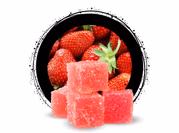 Photograph of product: Ozone | 100mg Gummies | Strawberry