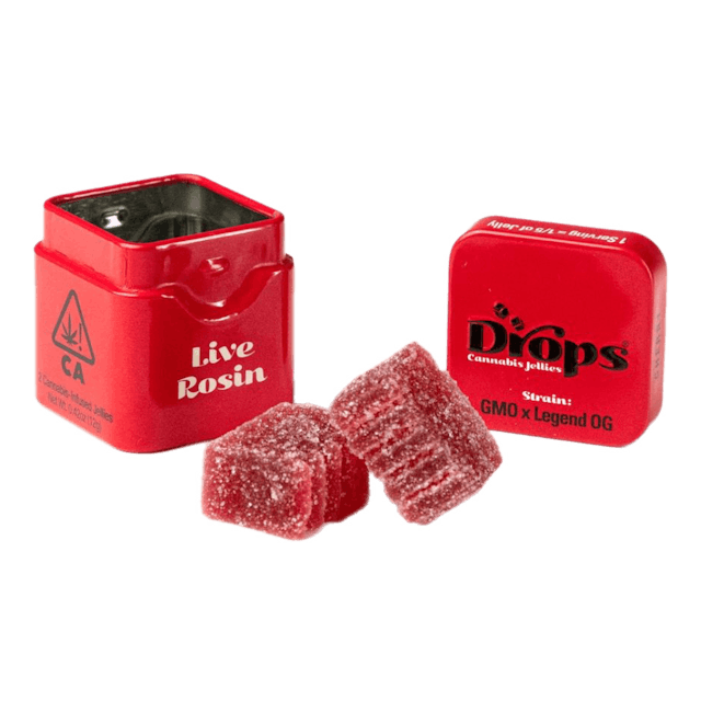 Photograph of product: Cherry 2pk Rosin Drops 100mg - 