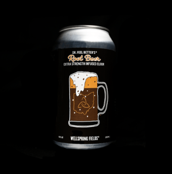 Photograph of product: Extra Strength Root Beer | Carbonated Drink | 2 x 110mg