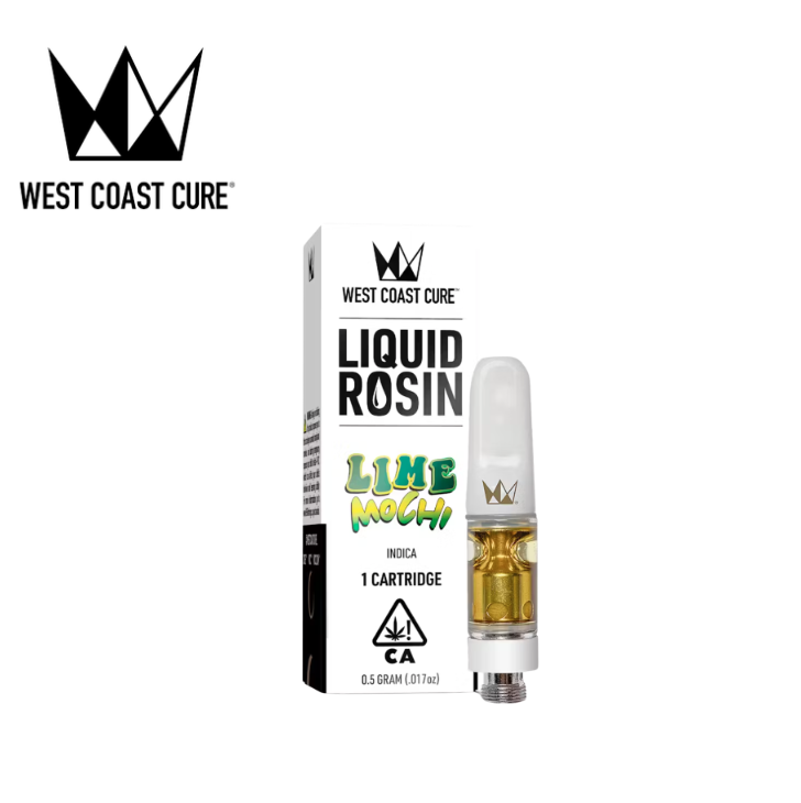 Photograph of product: LIME MOCHI .5G LIQUID ROSIN CARTRIDGE