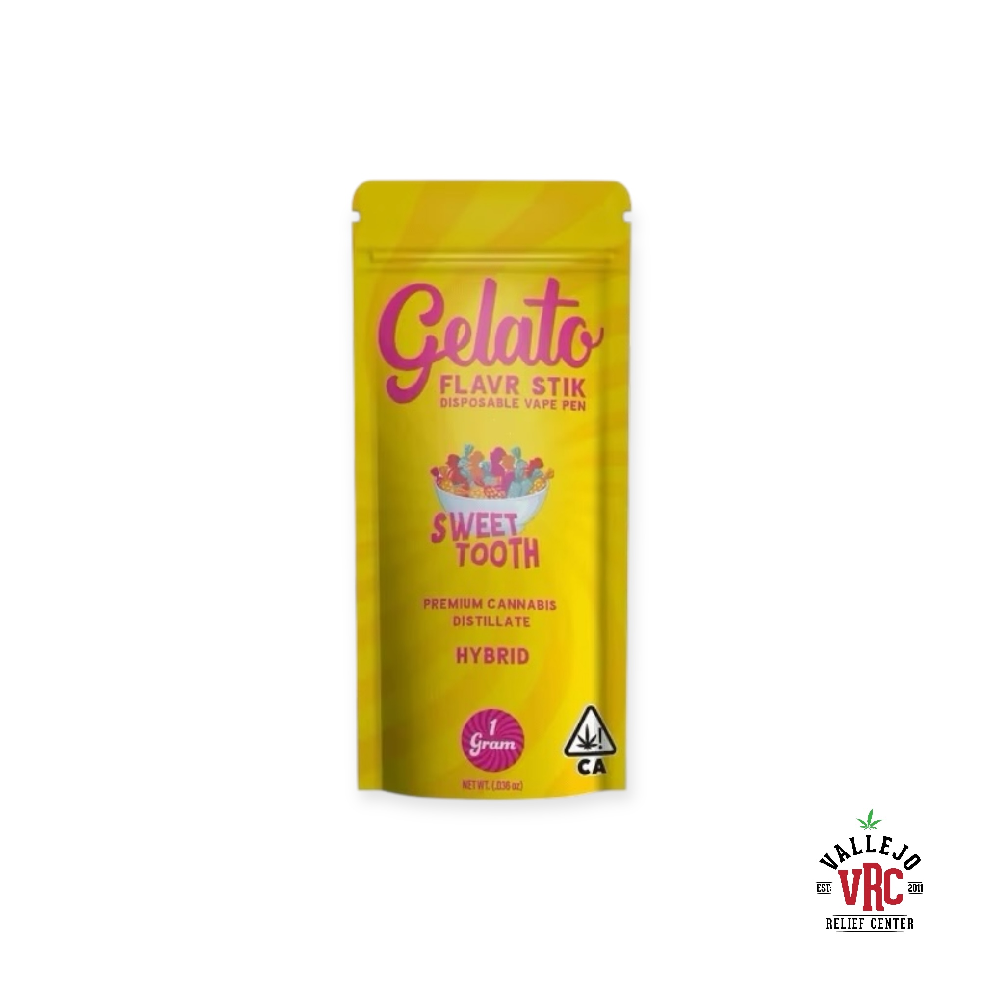 Photograph of product: SWEET TOOTH 1G DISPOSABLE