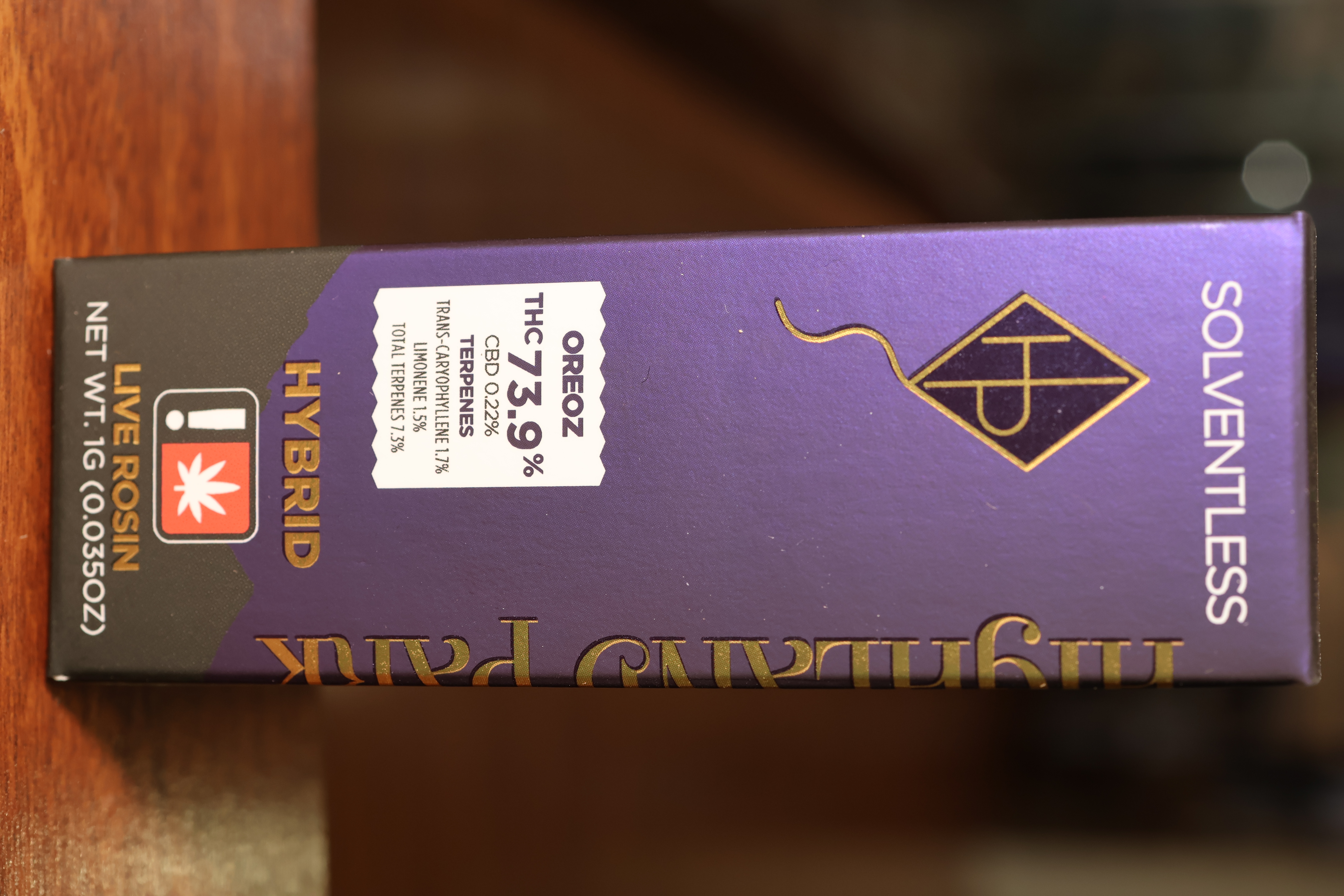 Photograph of product: Oreoz AIO Solventless (Highland Park)