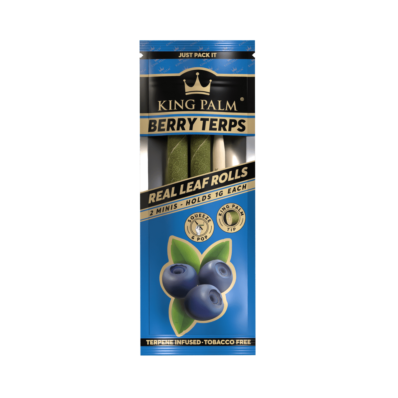 Photograph of product: King Palm | Berry Terps  2pk Slim Rolls | LuvBuds