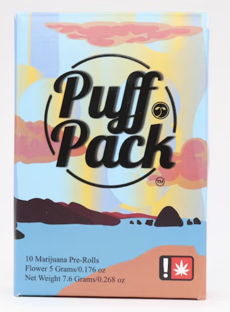 Photograph of product: Garden First | Puff Pack 10pk Grape Cream Cake