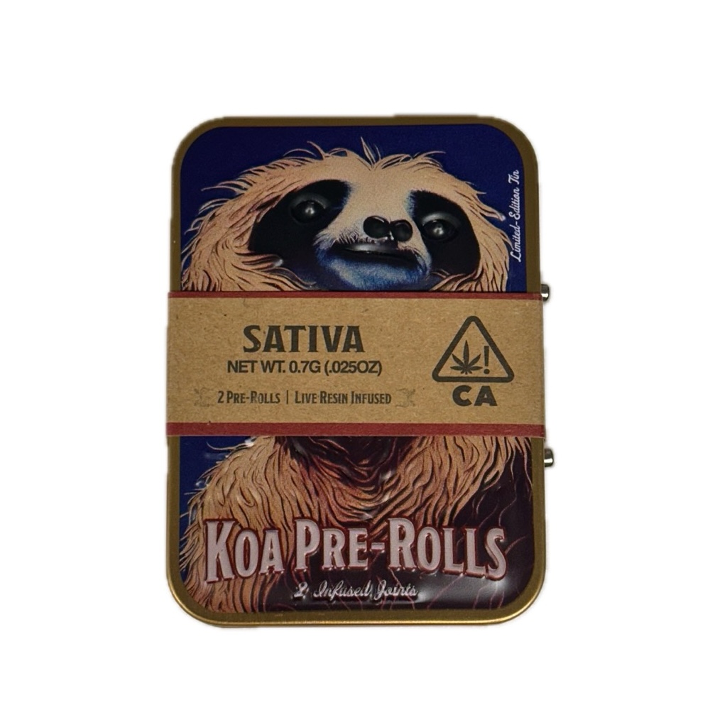 Photograph of product: KOA: Blackberry Dream 2pk Infused Prerolls
