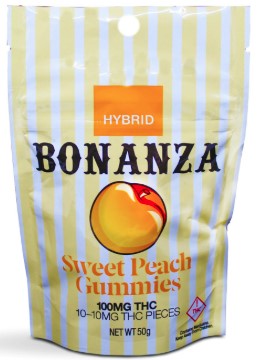 Photograph of product: Bonanza | Gummies | Sweet Peach (H)