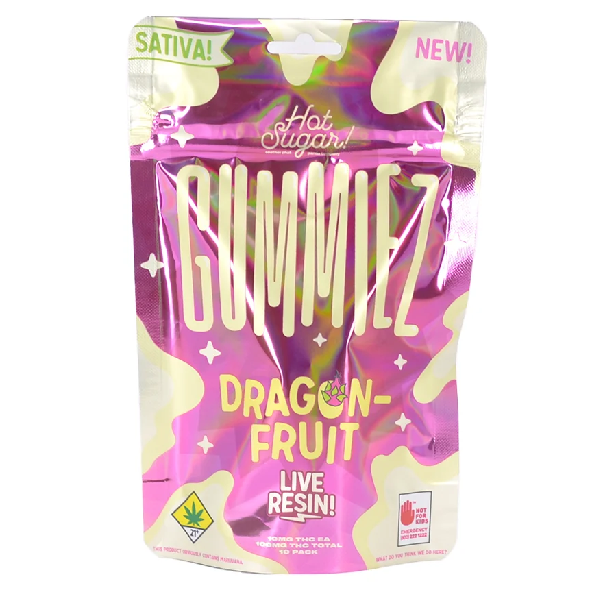 Photograph of product: Dragon Fruit Live Resin Oui'd Gummies