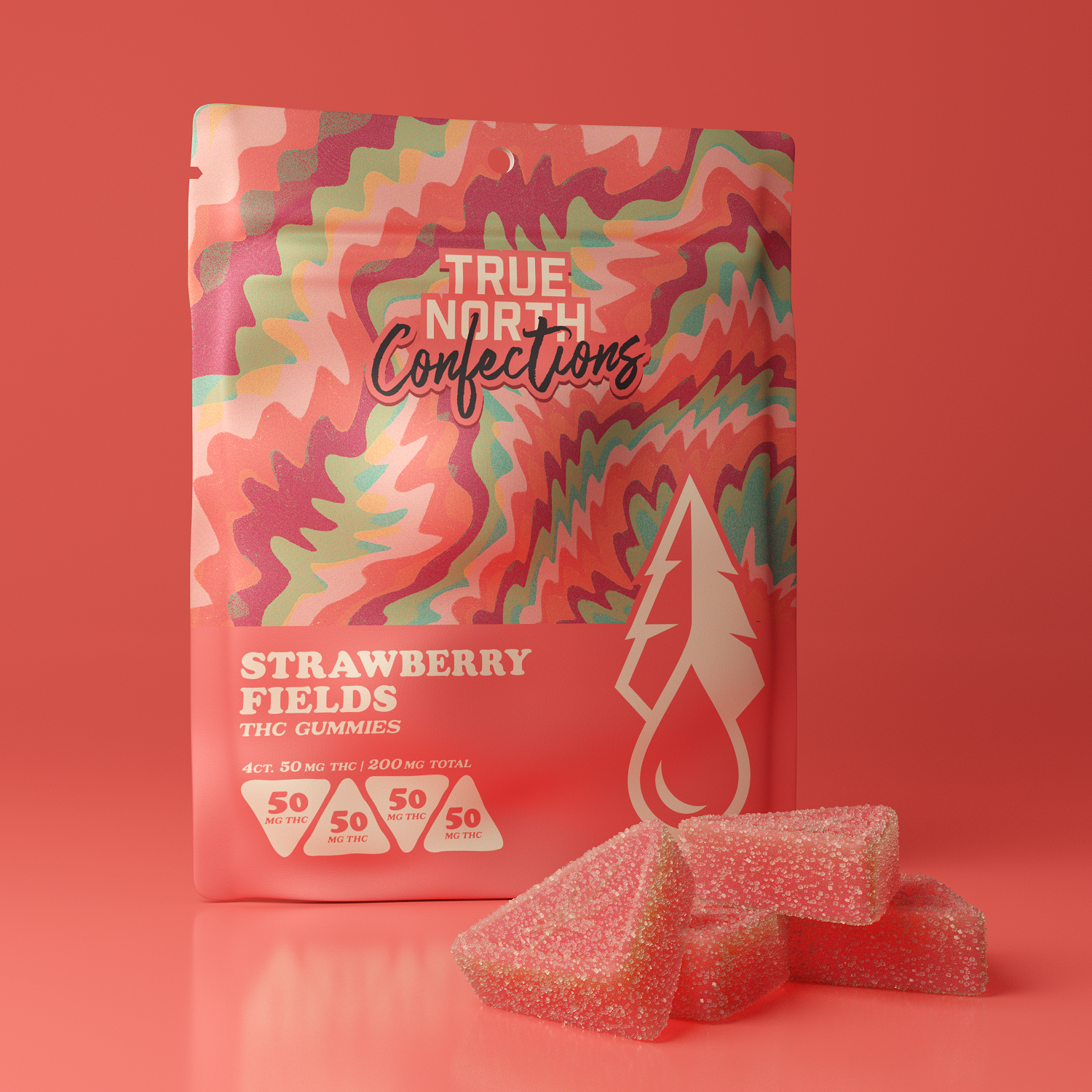 Photograph of product: Strawberry Fields Gummies