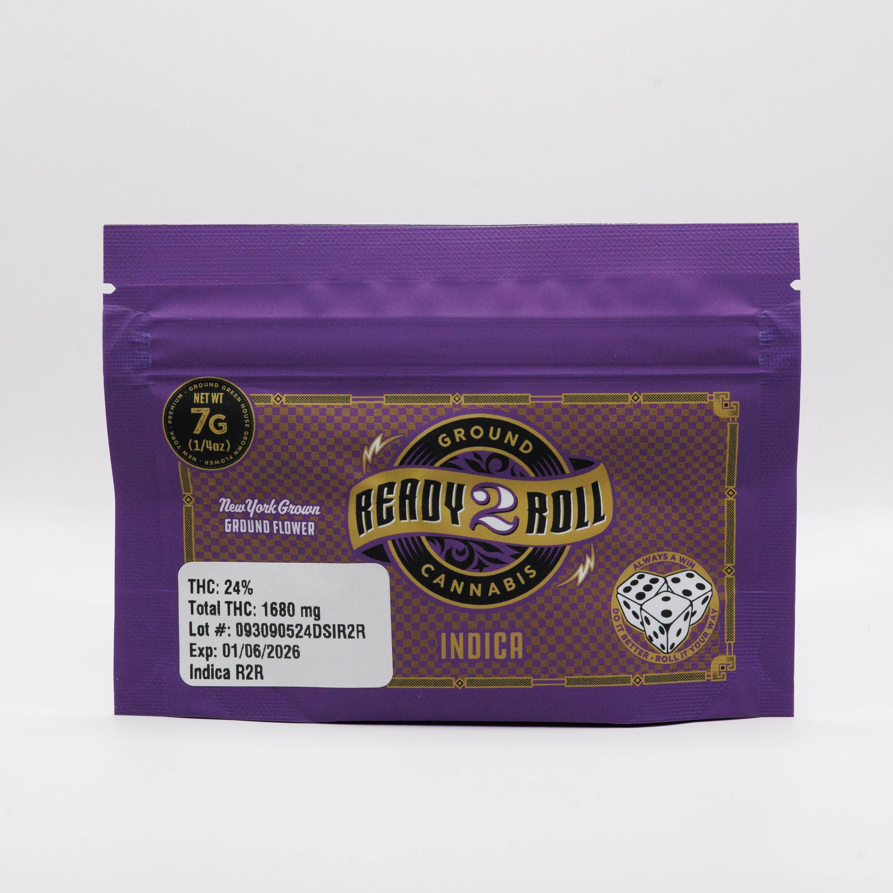 Photograph of product: Ready 2 Roll | Oui'd Ground Flower - 7g
