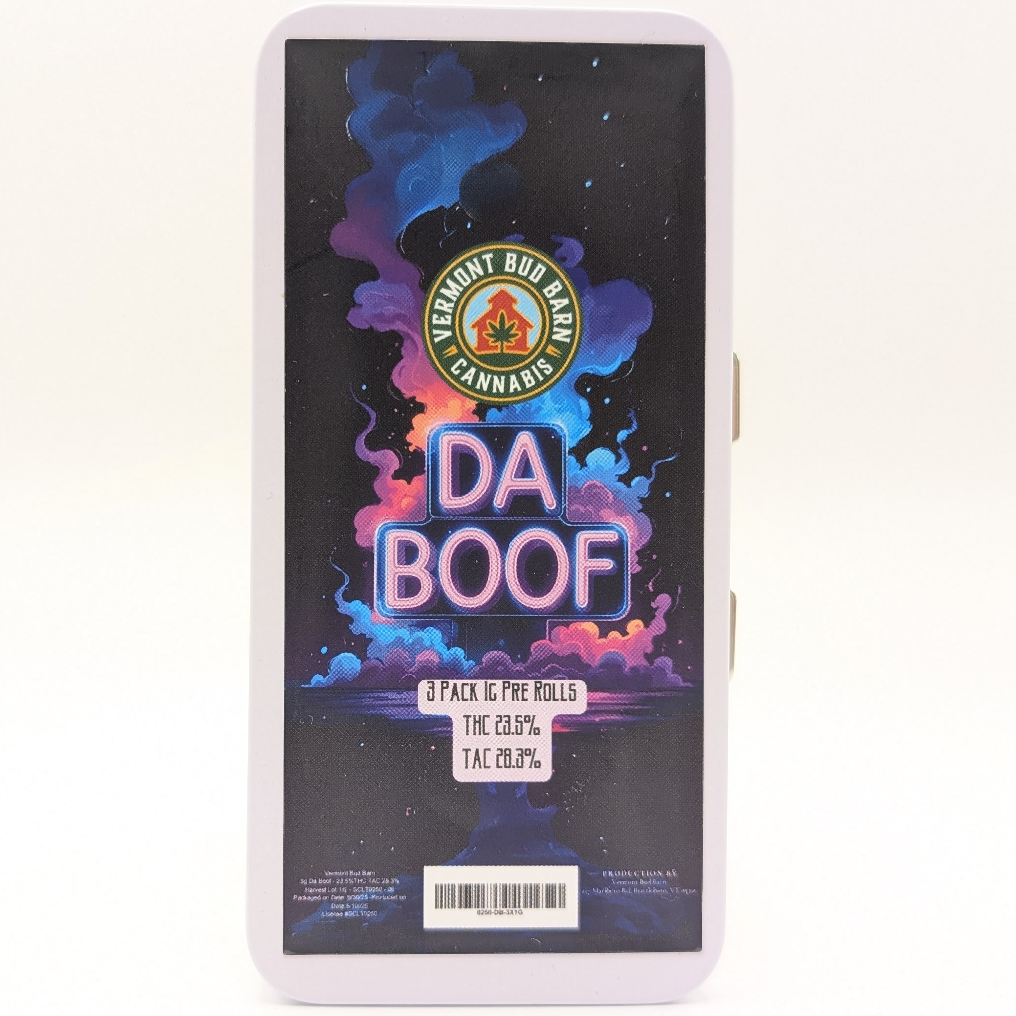 Photograph of product: Da Boof 1g 3pk