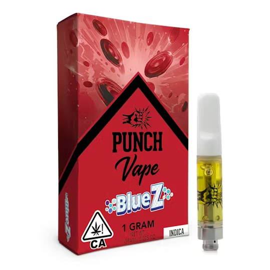 Photograph of product: [Punch] Distillate Cartridge - 1g - Blue Z (I)