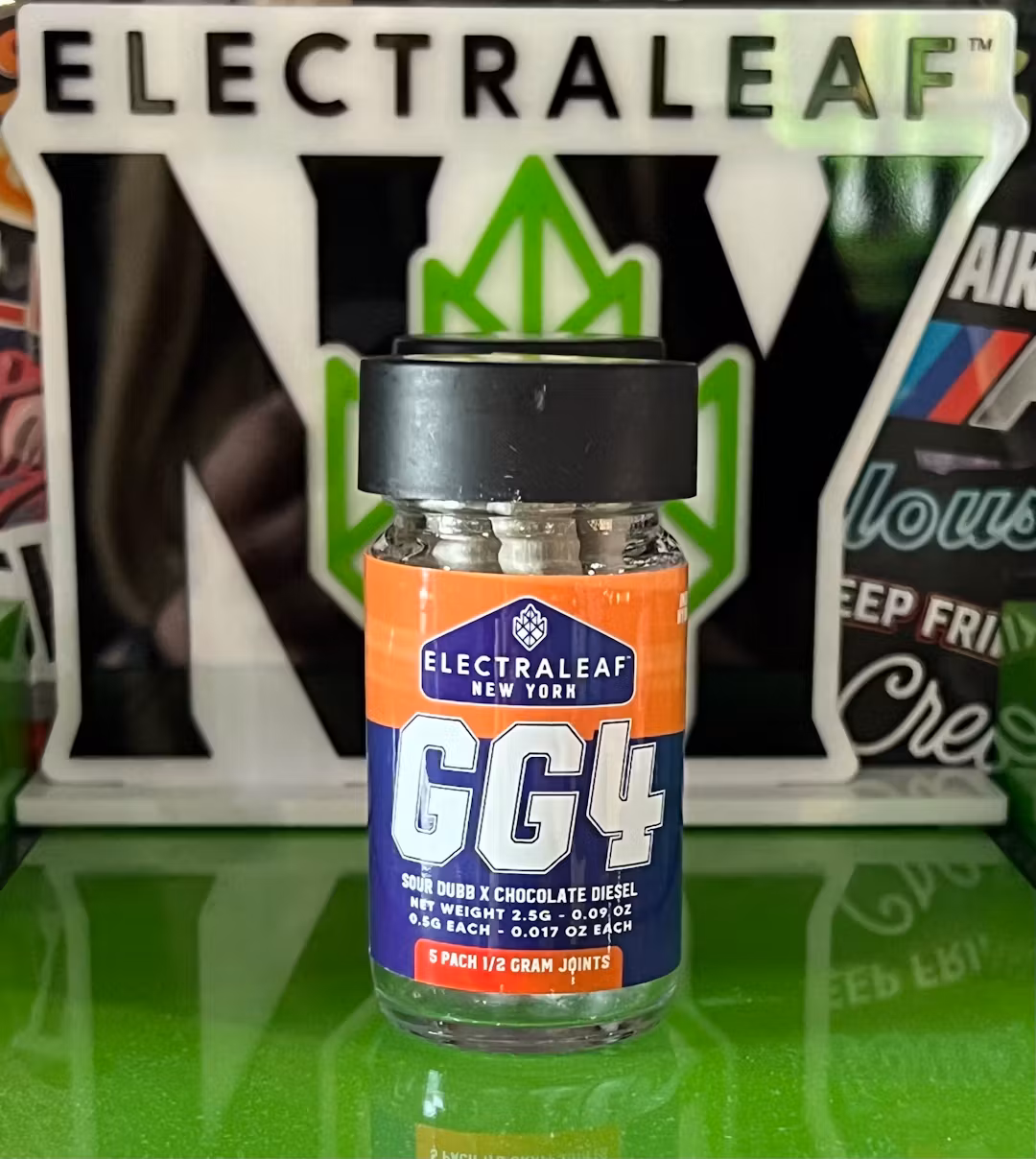 Photograph of product: Electraleaf | Pre Roll | 5 Pack (0.5g each) | GG4 | Oui'd-Hybrid