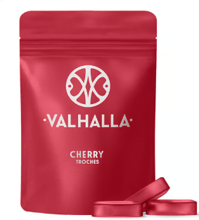 Photograph of product: 10ct/100mg Troches (1:1 Cherry)