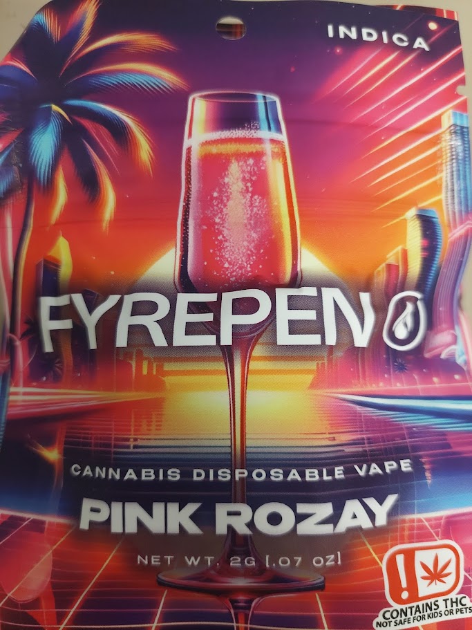 Photograph of product: VAPE FP PINK ROZAY (I) DISPOSABLE