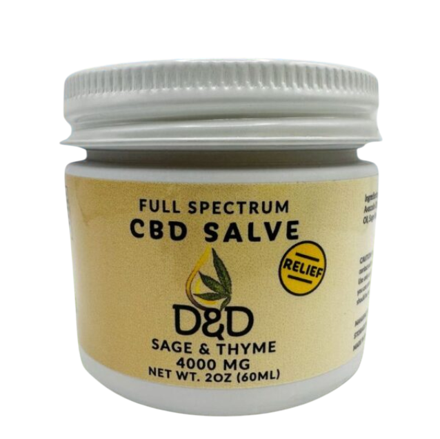 Photograph of Product: Full Spectrum CBD Salve - Sage & Thyme (4000mg)