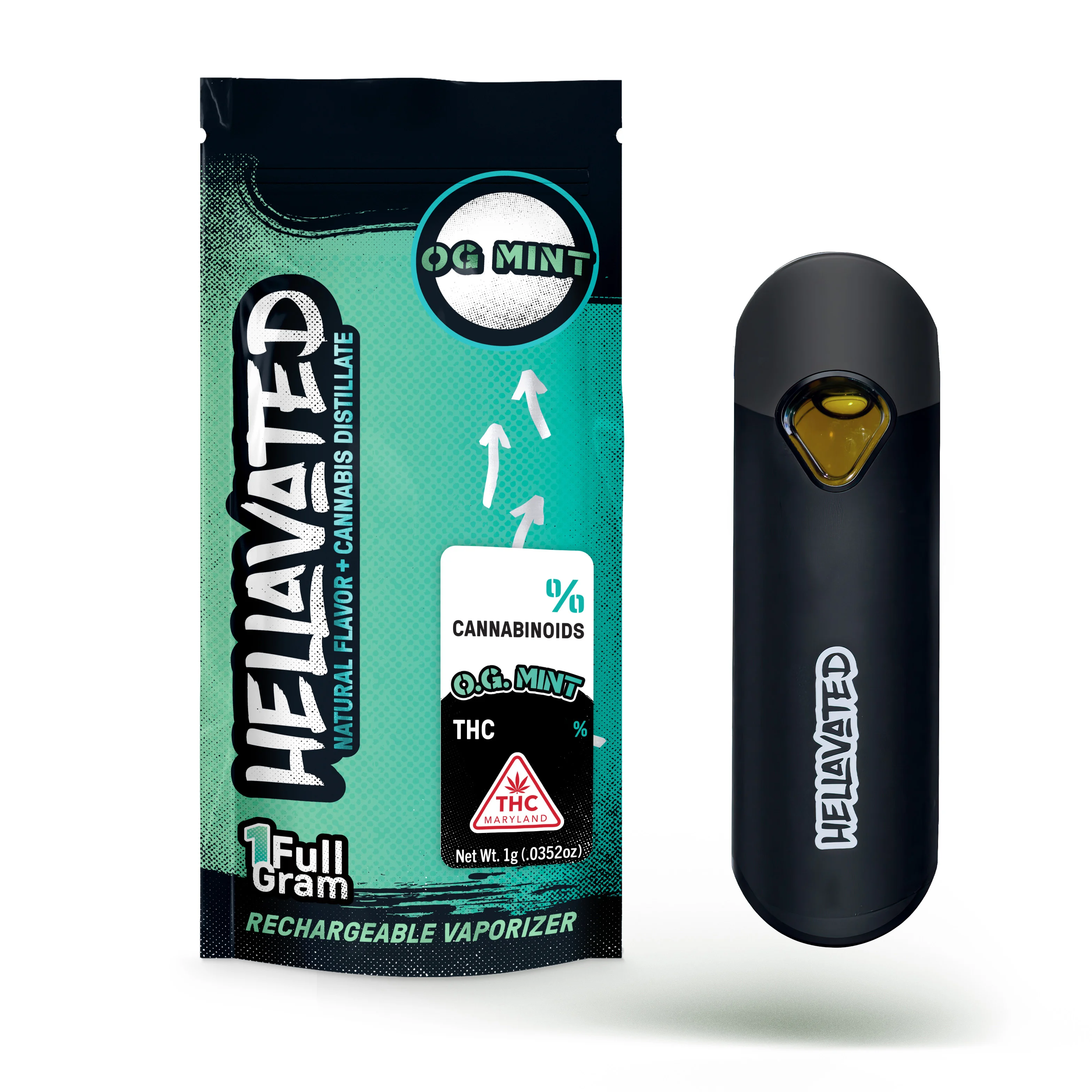 Photograph of product: Hellavated OG Mint Disposable Pen