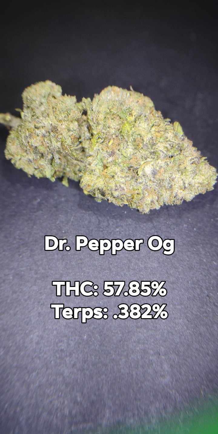 Photograph of product: Dr. Pepper $ /$130oz | INFUSED Flower | Stingers