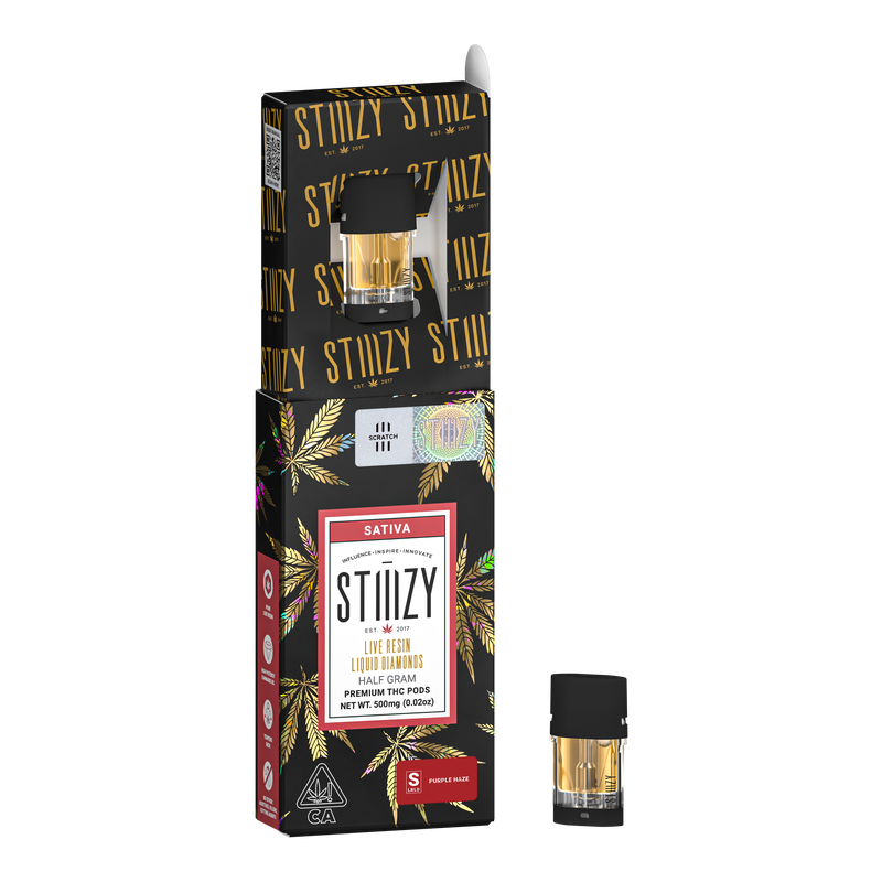 Photograph of product: 0.5g Purple Haze (Oui'd) Live Resin Liquid Diamonds TH-oui:86% $19