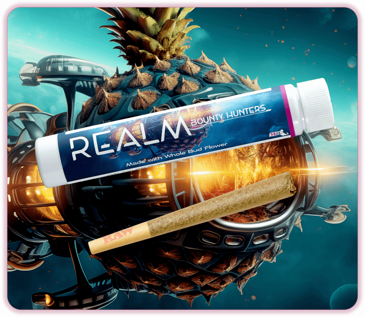 Photograph of product: REALM - GMO Pie x Juiceman - PR