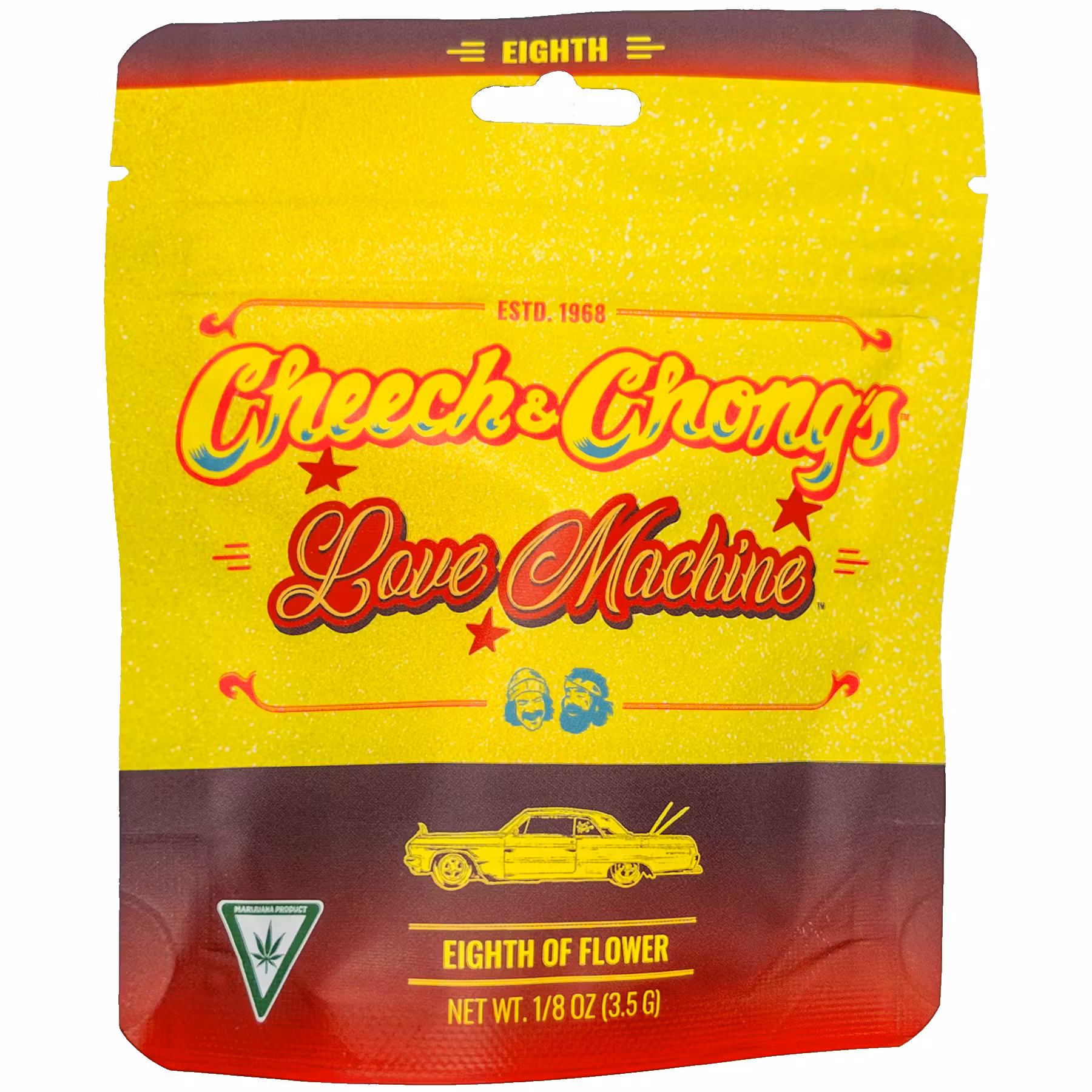 Photograph of product: Cheech & Chong | Love Machine Pre-Pack Flower - 3.5g