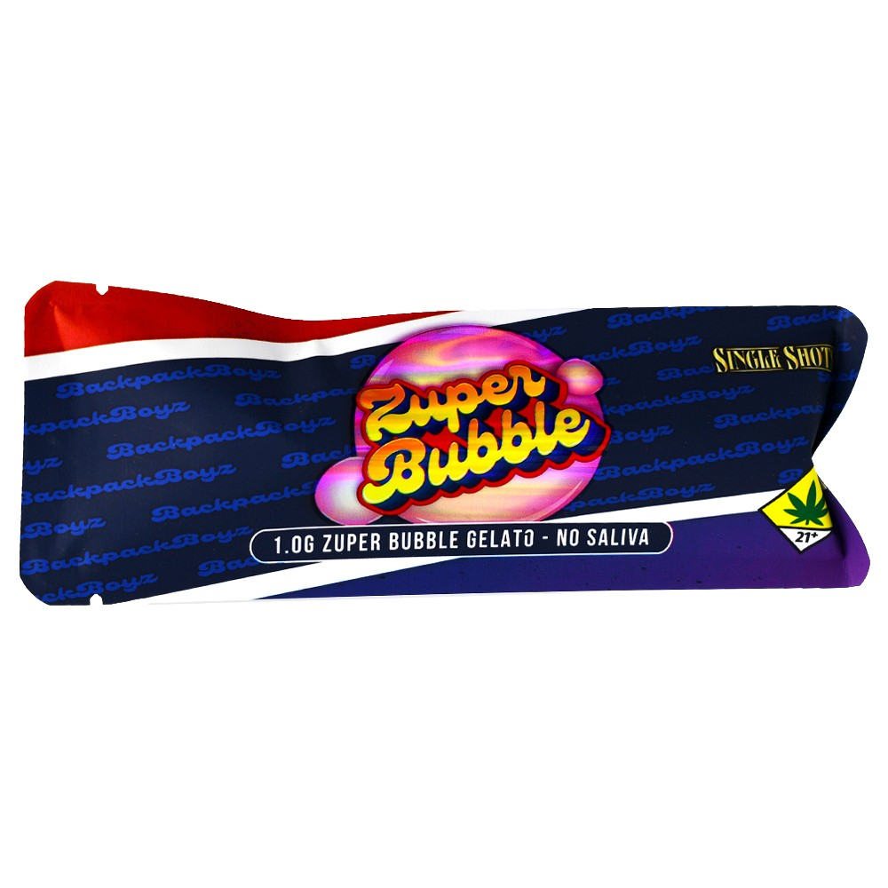 Photograph of product: Backpack Boyz: Zuper Bubble (H) 1pk/ - Single Shot