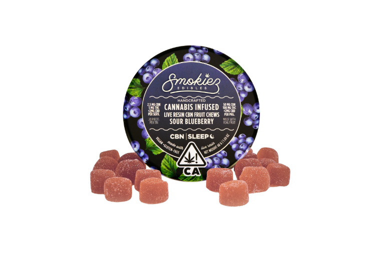 Photograph of product: SOUR BLUE RASPBERRY 2:1 LIVE RESIN GUMMIES