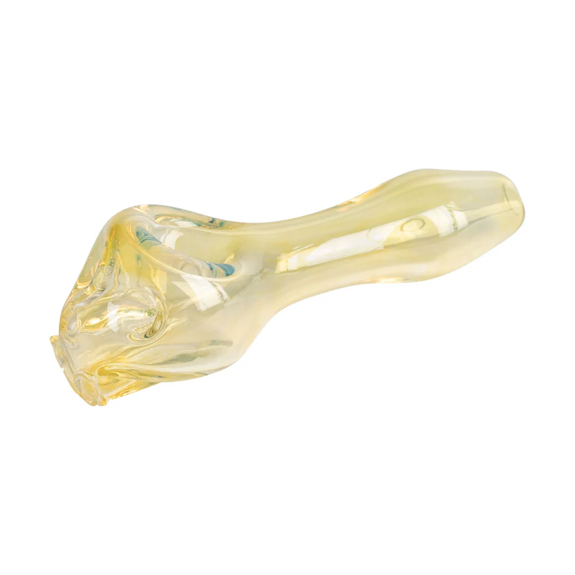 Photograph of product: Red Eye Glass 4.25" Skull Hand Pipe - Color Changing