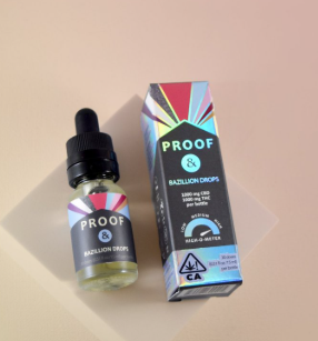 Photograph of product: BAZILLION 1:1 TINCTURE - 1000 MG