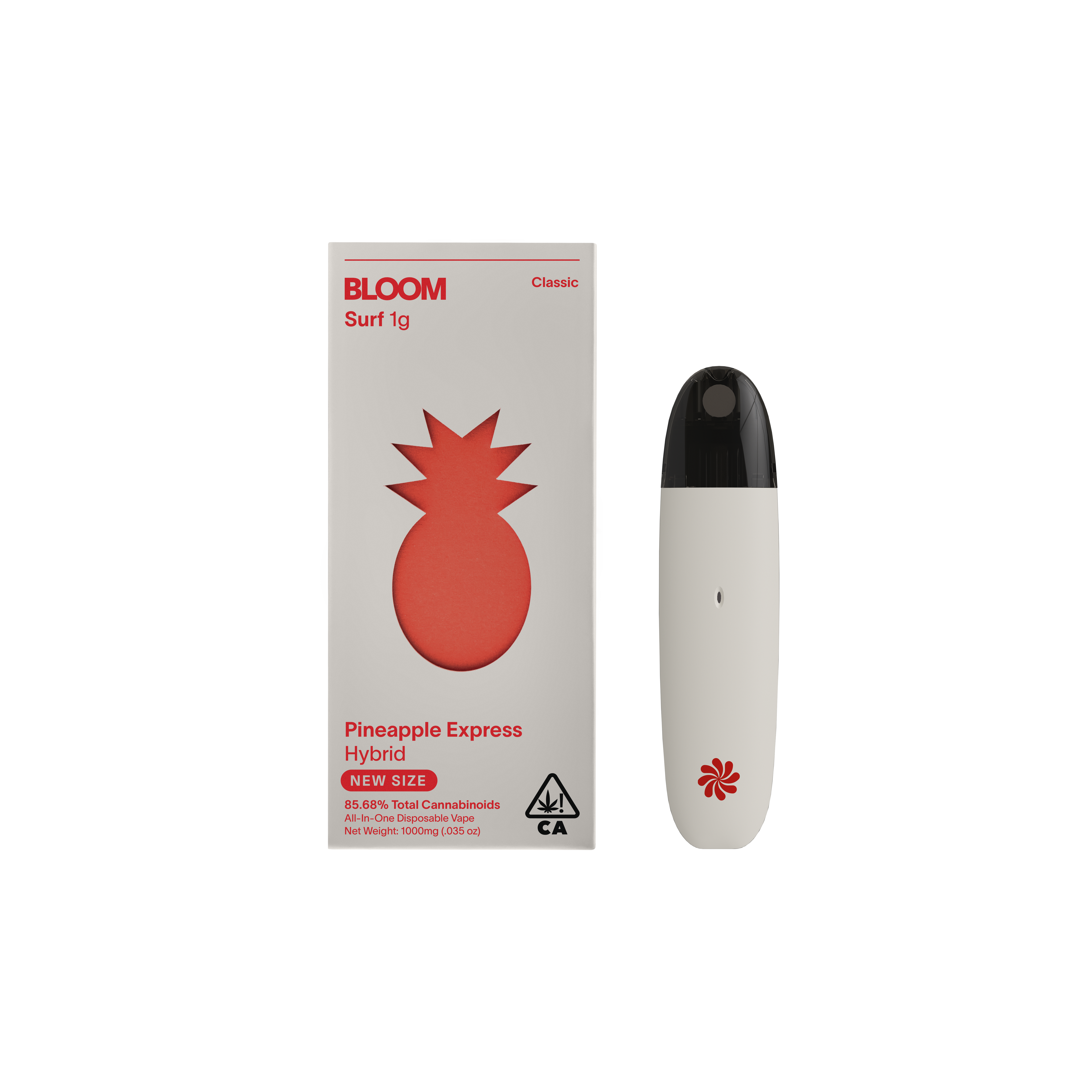 Photograph of product: BLOOM | Vape Cartridge | Disposable | Pineapple Express