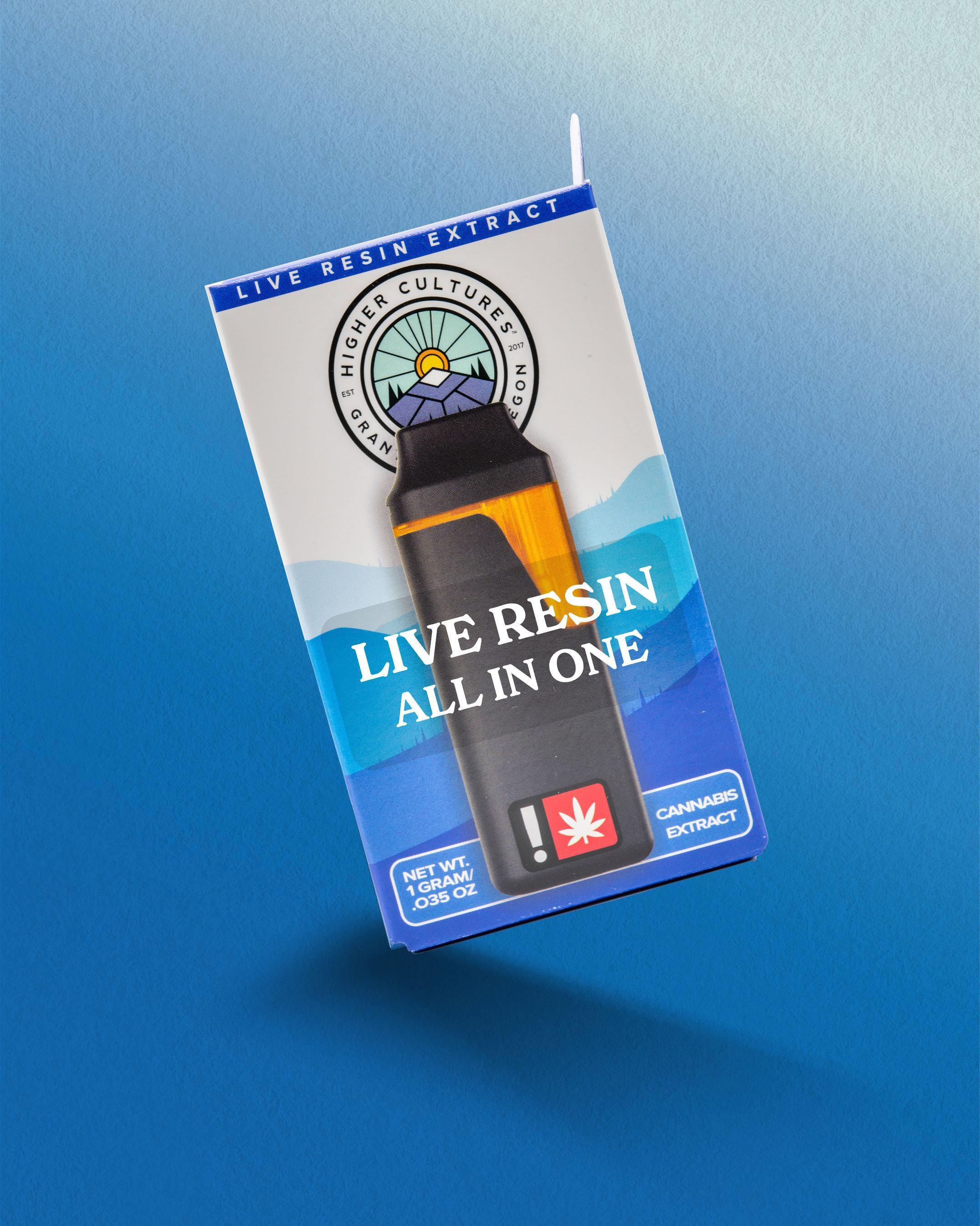 Photograph of product: All In One - 1g Higher Cultures Live Resin - Sweet Chron