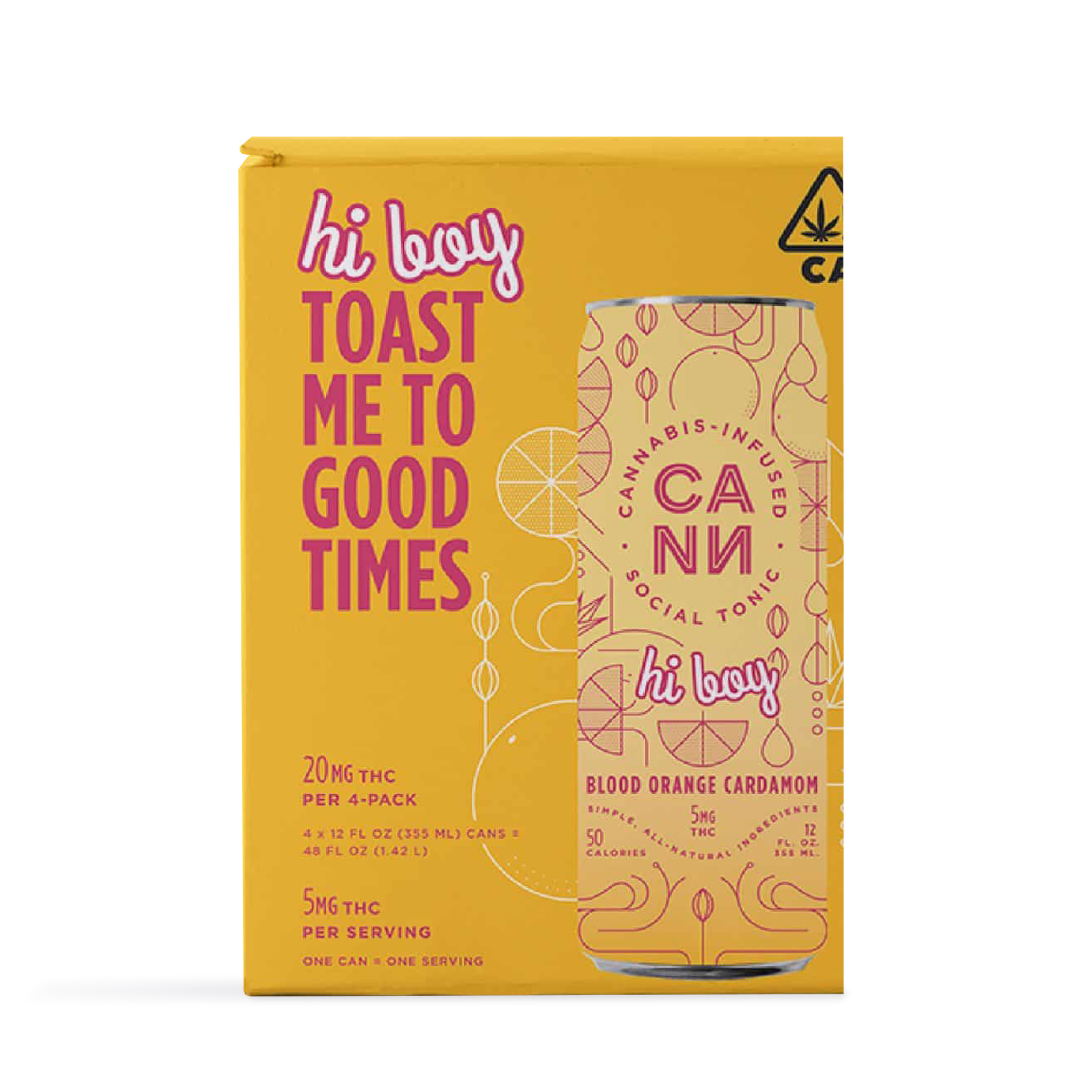 Photograph of Product: Blood Orange Cardamom Hi Boy 4-pack