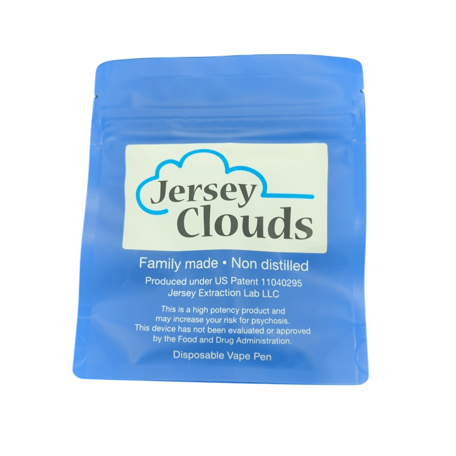 Photograph of product: Jersey Clouds | Black Cherry Runtz | .5g Full Spectrum Extract Disposable