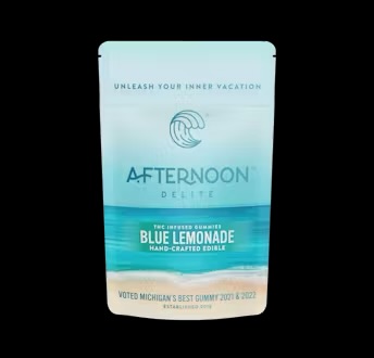 Photograph of product: Afternoon Delight: Blue Lemonade 200MG Gummies