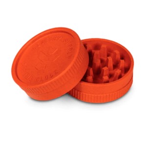 Photograph of Product: 2 Piece Hemp Grinder (Orange)