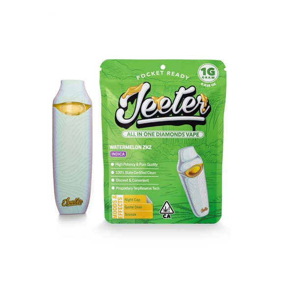 Photograph of product: Watermelon ZKZ Liquid Diamonds AIO 1g