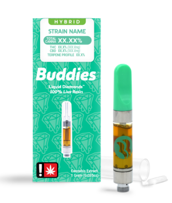 Photograph of product: Buddies | MT HOOD MAGIC Live Resin Cartridge