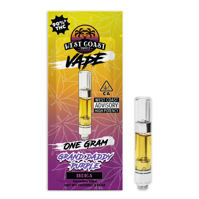 Photograph of product: GRAND DADDY PURPLE (1G) - STANDARD 510 THREAD