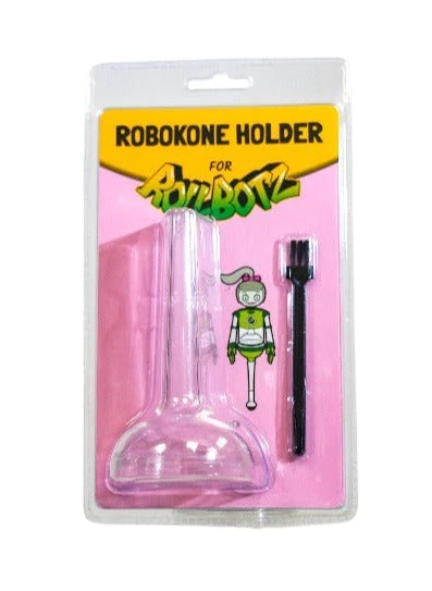 Photograph of product: RollBotz Cone Holder with Poker Brush