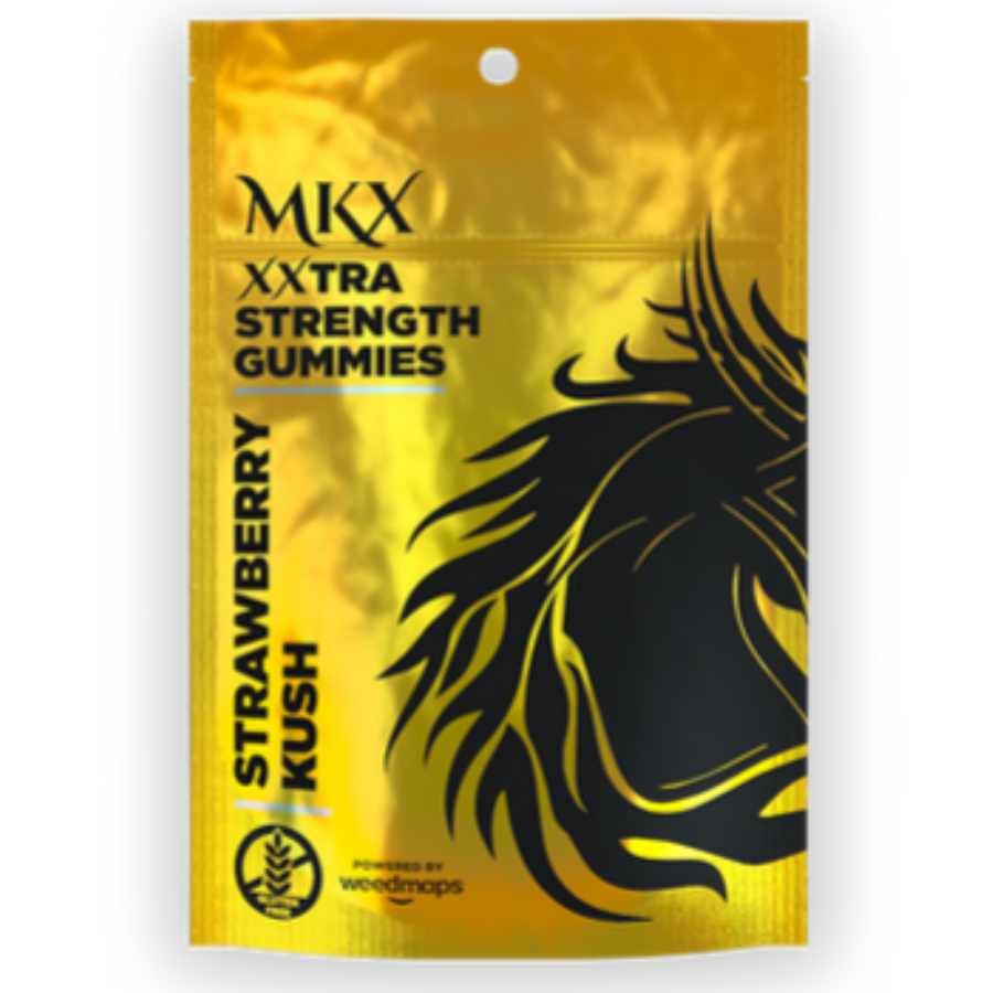 Photograph of product: MKX - 200mg Gummies - Strawberry Kush