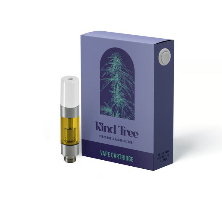 Photograph of product: Kind Tree - Gold Herer Live Diamonds and Sauce Vape (1g)