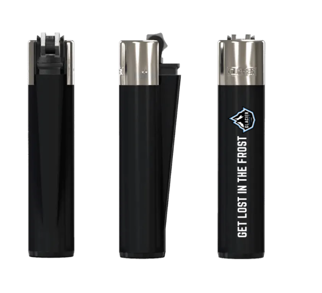 Photograph of product: Glacier | Merch | Clipper Lighter