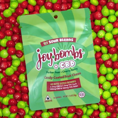 Photograph of product: 1:1 Sour Blends Fruit Chews | 20-Servings