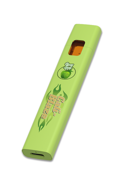 Photograph of product: Green Apple Disposable Vape | 1g