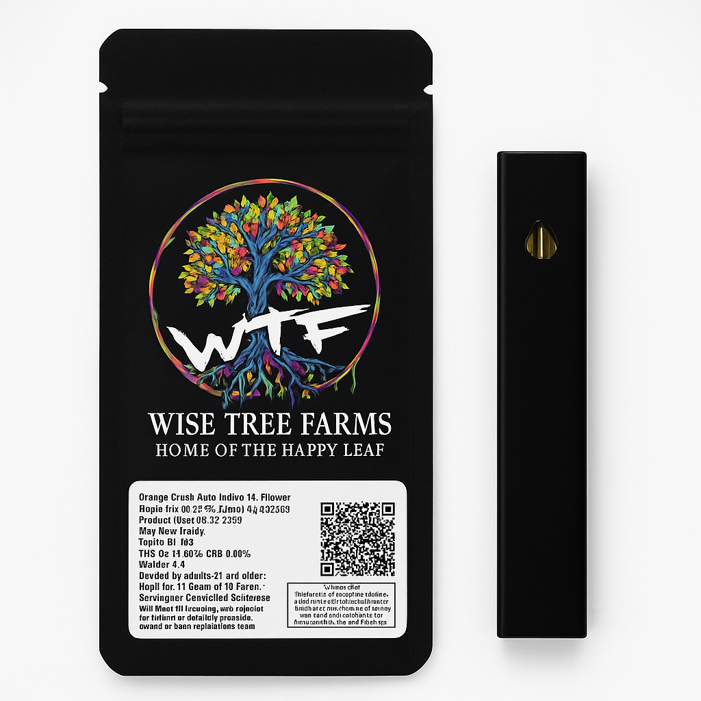 Photograph of product: Wise Trees - Sour Diesel Disposable Vape - 1g