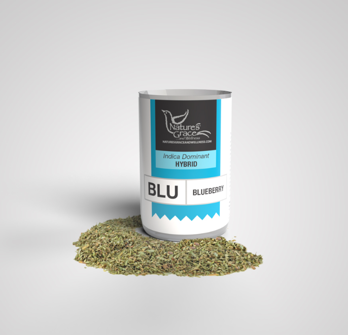 Photograph of product: Flower - Nature's Grace & Wellness - Blueberry shake (IH) - 7g
