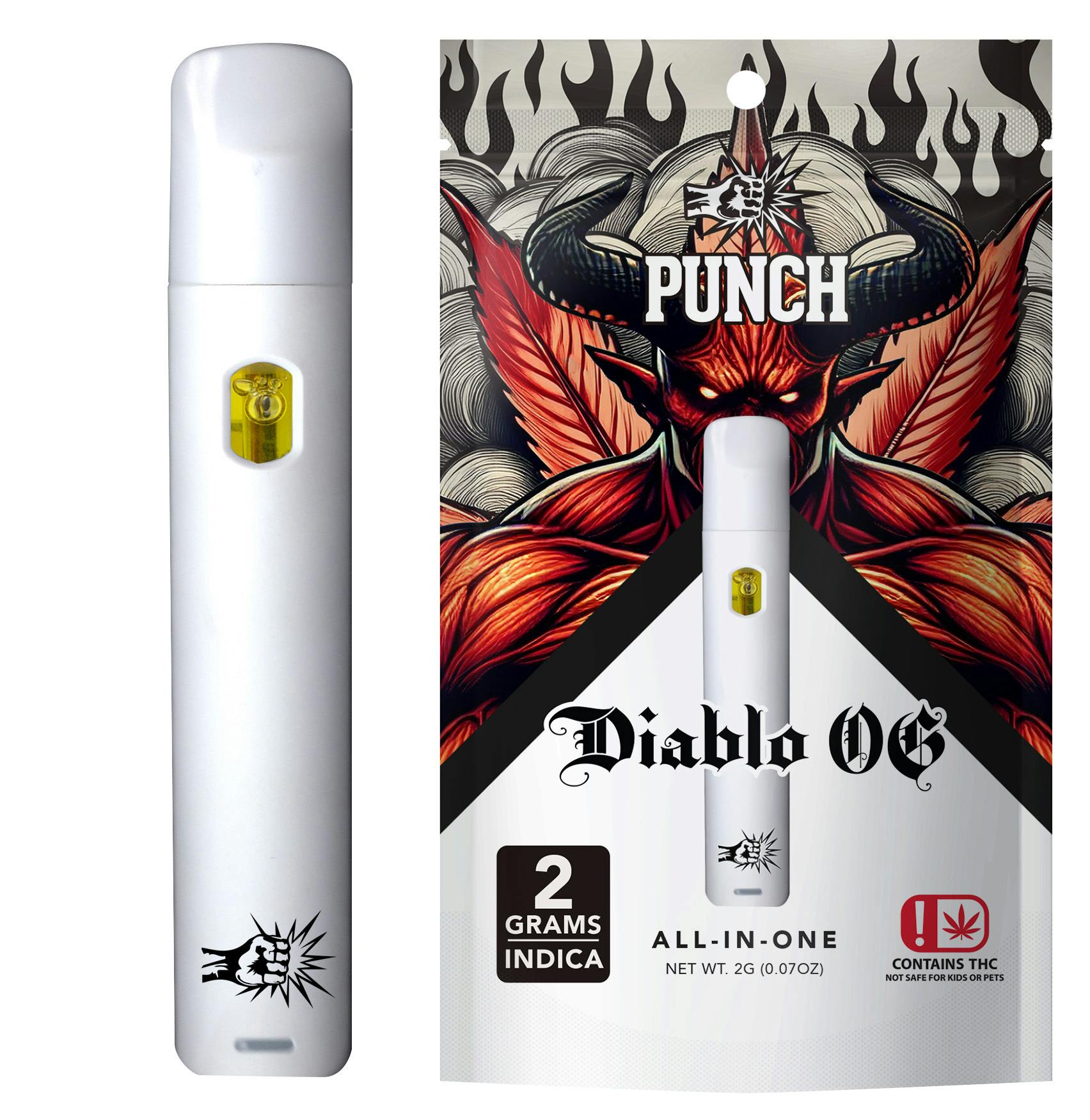Photograph of product: Punch Extracts - Disposable - Diablo OG